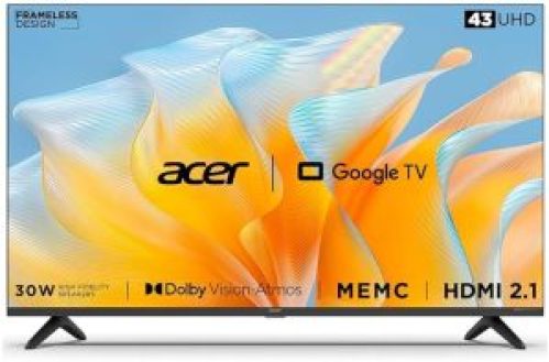 Acer 109 cm (43 inches) Advanced I Series 4K Ultra HD Smart LED Google TV