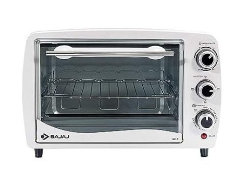 Bajaj 1603T 16 Litre Oven Toaster Grill (16 Litres OTG) with Baking & Grilling Accessories, Oven for Kitchen with Transparent Glass Door