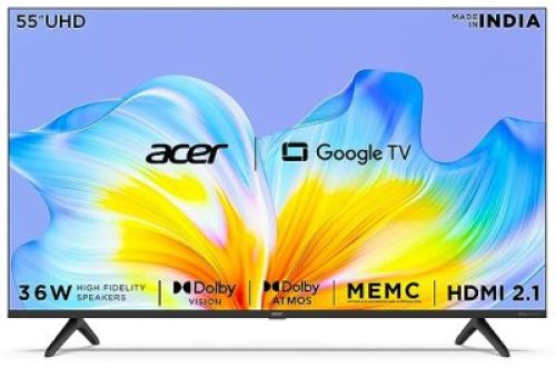 Acer 139 cm (55 inches) Advanced I Series 4K Ultra HD Smart LED Google TV 