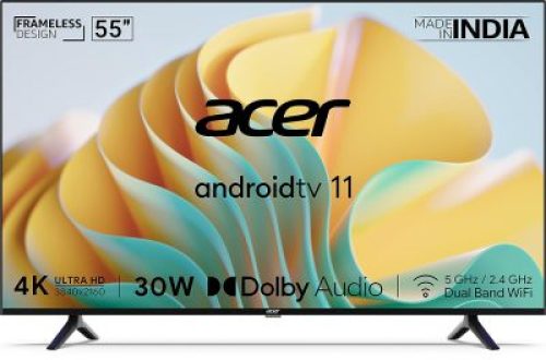 Acer 139 cm (55 inches) I Series 4K Ultra HD Android Smart LED TV