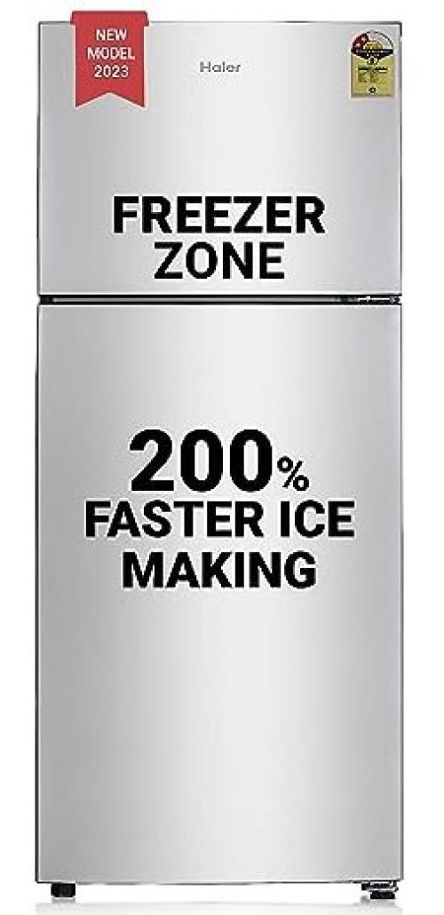 Haier 240L 2 Star Frost Free Double Door Top Mount Refrigerator 