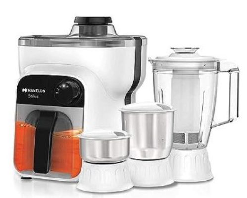 Havells Stilus 500 Watt Juicer Mixer Grinder 4 jar with 3 Speed LED Indication