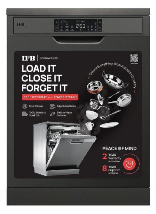 IFB 16 Place Settings ‎Hot water wash Free Standing Dishwasher