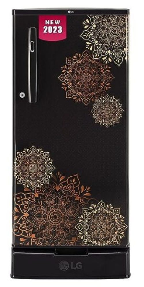 LG 185 L 4 Star Inverter Direct Cool Single Door Refrigerator Base stand with drawer