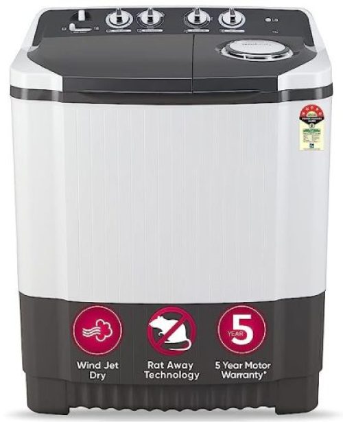 LG 7 Kg 5 Star Semi-Automatic Top Loading Washing Machine