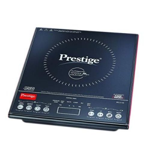 Prestige PIC Induction Cooktop | Black |Automatic Whistle Counter 
