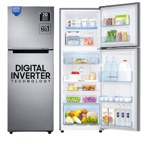 [No.2] Samsung 236L 3 Star Digital Inverter Frost-Free Double Door Refrigerator